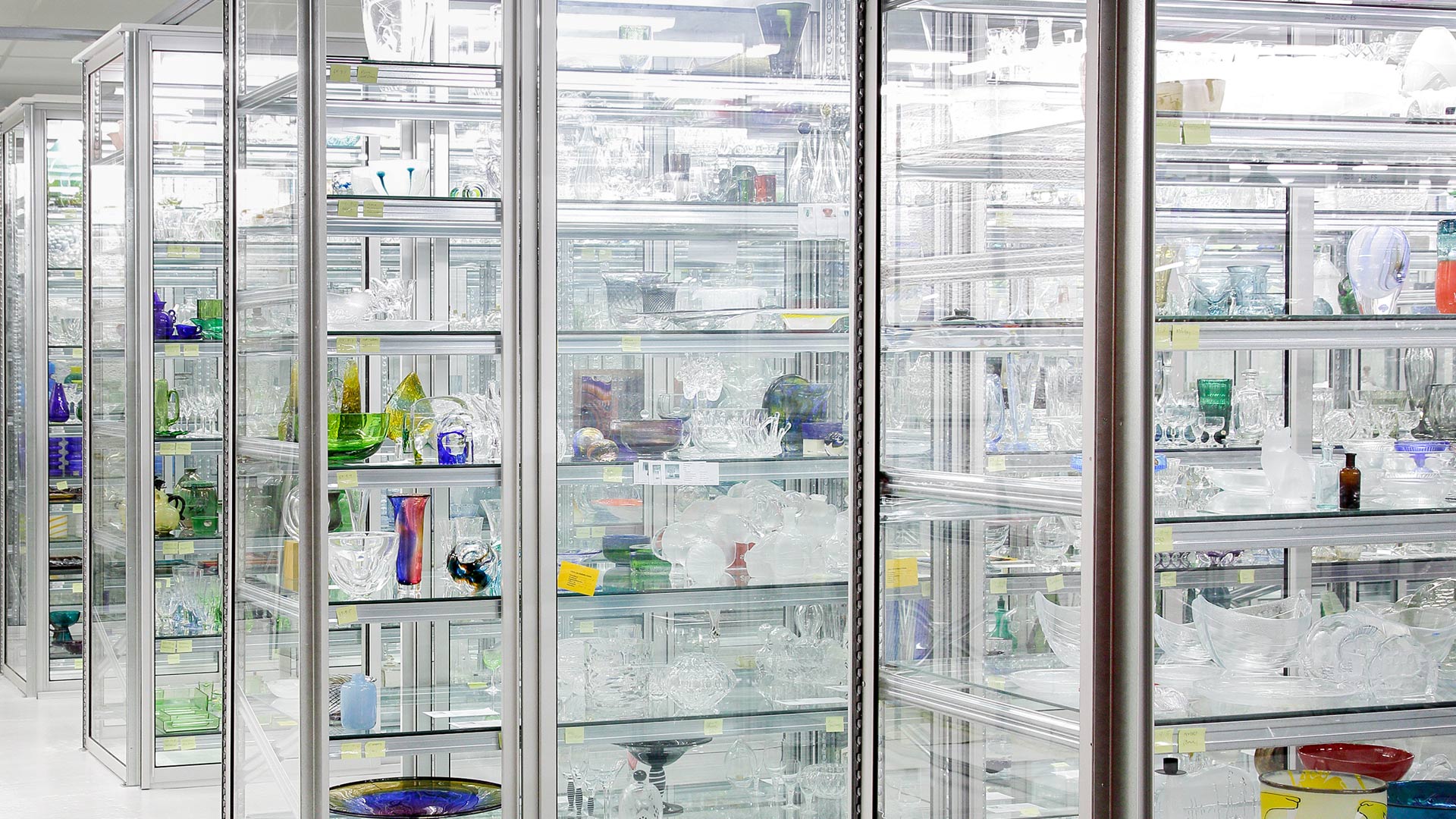 Glasmagasin på Kulturarvscentrum